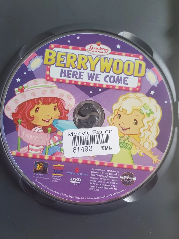 Strawberry Shortcake: Berrywood Here We Come DVD 20th Century Fox  Former Rental - Image 3 of 4