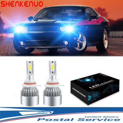 9012 LED Bulb for Dodge Challenger 15-2019 Headlight High Low Beam 8000K 11000LM
