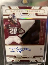 Isaiah Spiller 🔥 2022 National Treasures  2 Color Patch Auto 10/10 🔥 Chargers