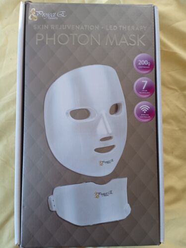 Project E Beauty Photon Skin Rejuvenation Face & Neck Mask | Wireless LED 7 Cols