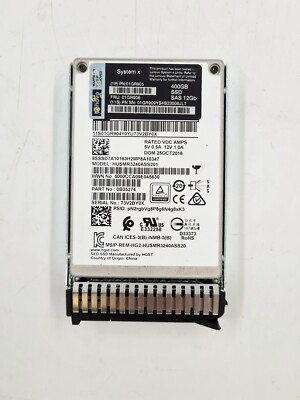 Lenovo 01GR905 System x 400GB 2.5'' SAS 12Gb Server SSD  HUSMR3240ASS201