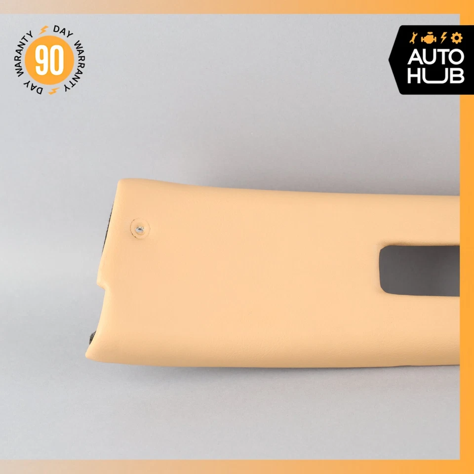 02-07 Maserati M138 Coupe 4200 painel de acabamento do pilar B do lado esquerdo do motorista bege fabricante de equipamento original - Imagem 4 de 4