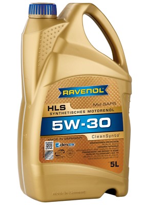 RAVENOL HLS 5W-30 Motor Oil GM dexos2, Mercedes-Benz 229.51, BMW Longlife-04 5L