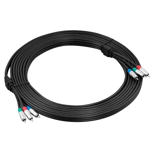 Ultra 25Ft 700HI Premium 3-RCA Component Video Coax Cable 24K Gold Plated 1080i - Picture 3 of 8