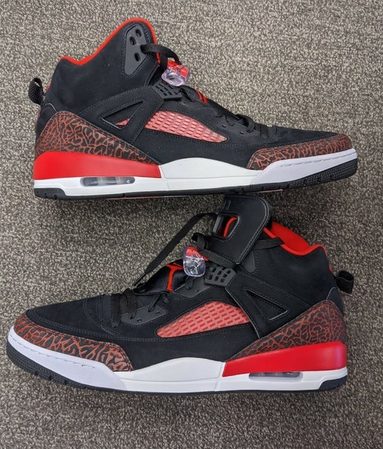 jordan spizike black red white
