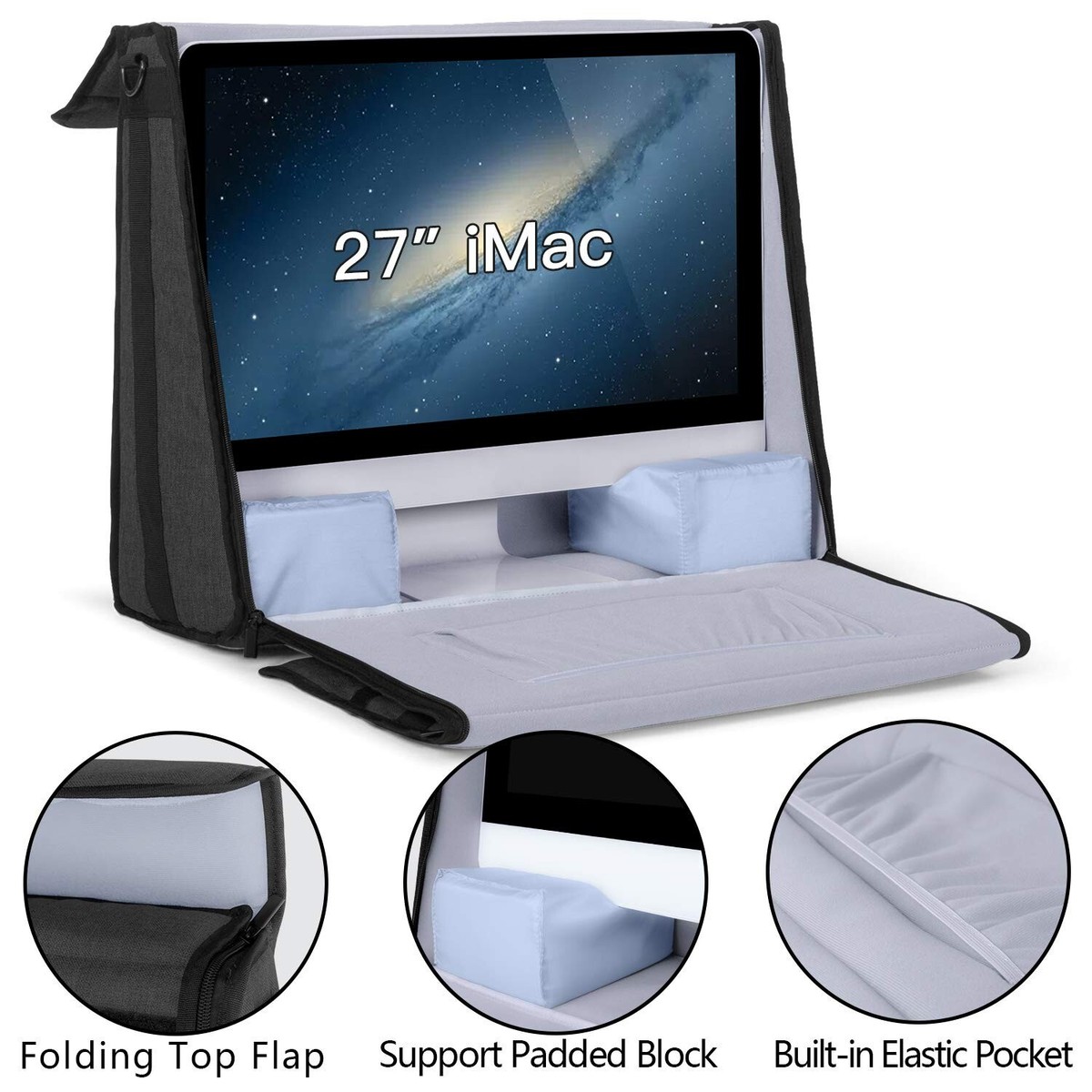 Damero Carrying Tote Bag Compatible with Apple 27