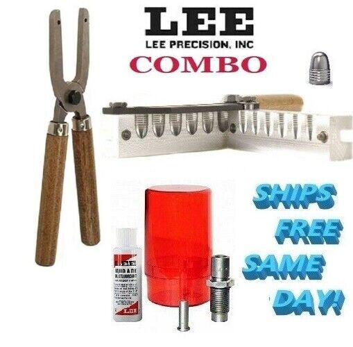 Outlet sale store feature Lee 6 Cav Combo w Handles Sizing ACP C 45 and Lube for Kit