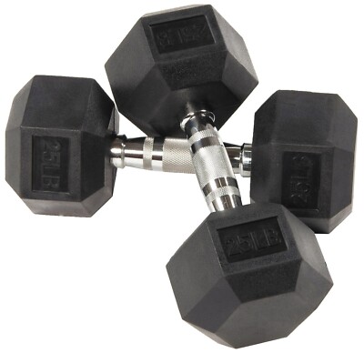 Rubber Coated Hex Dumbbell Pairs Weight Set 100lb-550lb Frame Rack