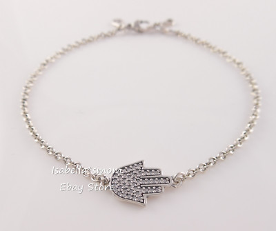 SYMBOL OF PROTECTION Authentic PANDORA Hamsa Bracelet 6.3