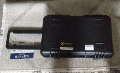 JHX-2500 Waterproof Computer/Camera Hard Case Wheels/Handle Black By Jianhouxing
