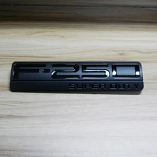 1Pc Front Fender Rear Tailgate Emblems Fit 05-07 F250 SuperDuty ALL BLACK