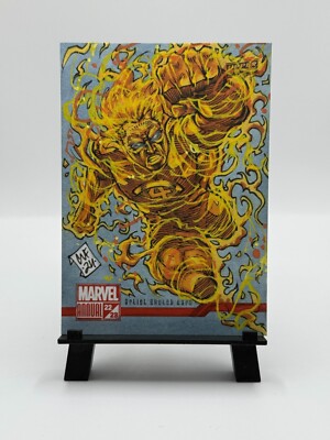 Upper Deck Marvel Annual | Sketch Card Human Torch