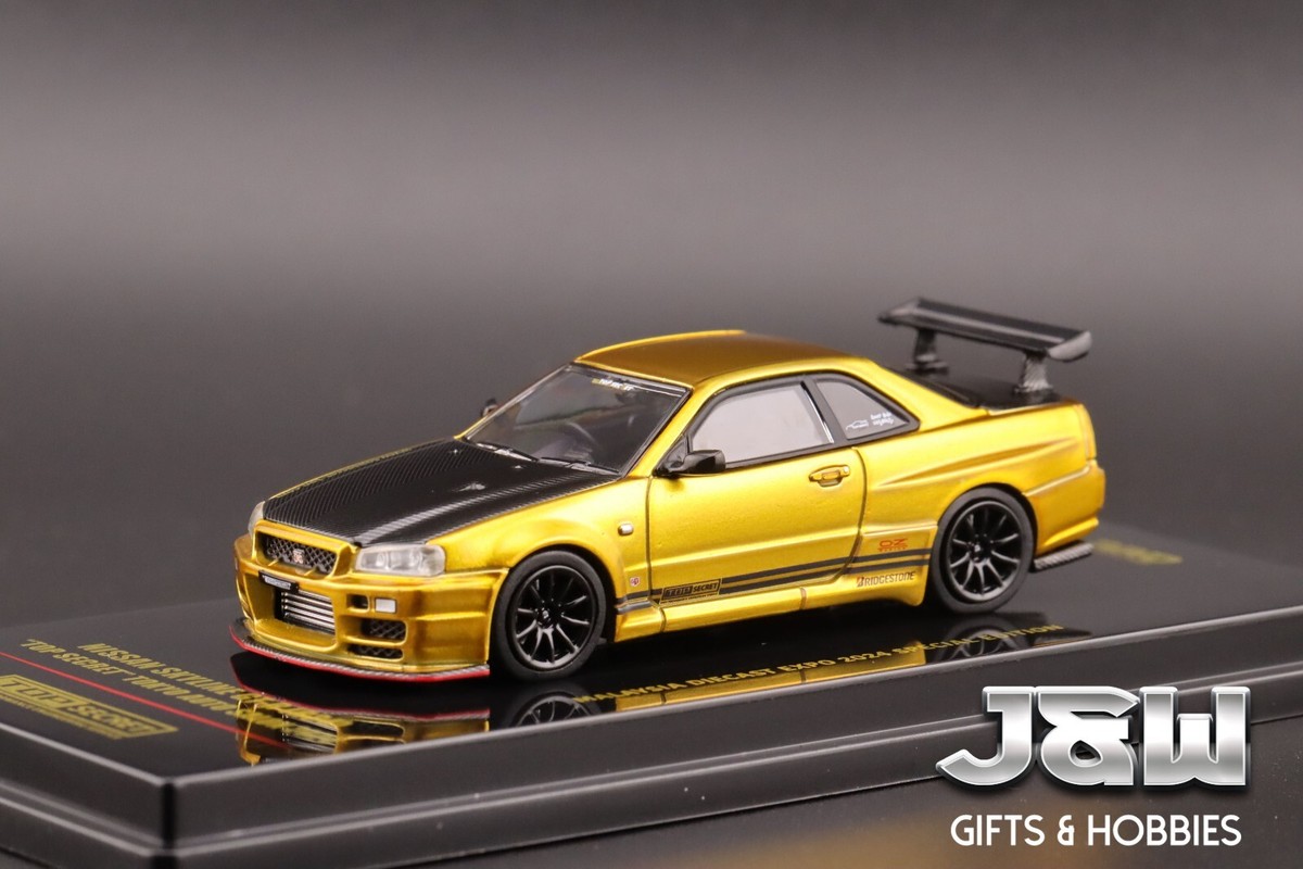 Inno64 Nissan GT-R R34 Gold Top Secret MDX EXPO 2024 Tokyo