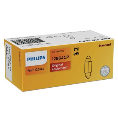 Philips C5W Festoon T10.5x43 12V 5W SV8.5 Soffitte 1St.