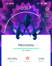 Shiny Necrozma 80kStardust - P T C - Read Description