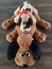Vintage 1985 Pound Puppies Adult  Newborn PP Embroidered Toys Dolls Plush