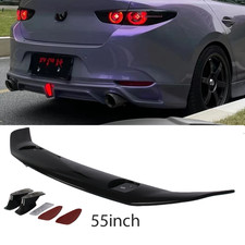 Carbon Fiber Rear Trunk Spoiler Lip Roof Tail Wing 55 For Mazda 3 6 Sedan Carbon Fiber Rear Trunk Spoiler Lip Roof Tail Wing 55 For Mazda 3 6 Sedan