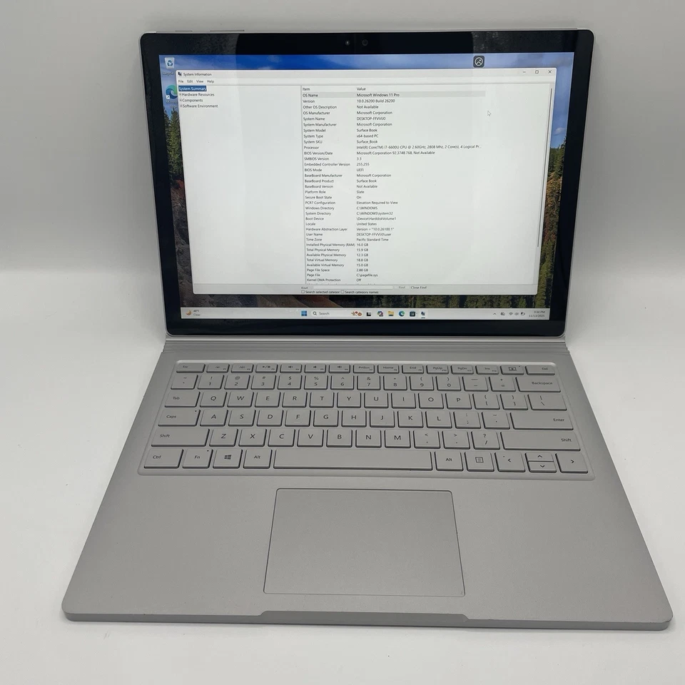 Microsoft Surface Book i7-6600U 16GB 1TB SSD 13.5" Táctil + dGPU – Windows 11 Pro Foto 2 de 4