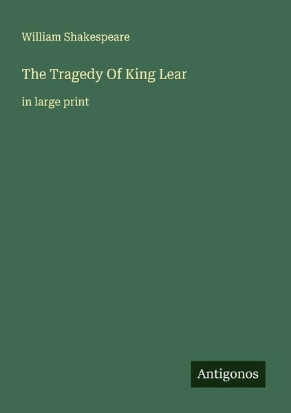 William Shakespeare | The Tragedy Of King Lear | Taschenbuch | Englisch (2025)-image