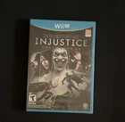 INJUSTICE GODS AMONG US NINTENDO WII U BRAND NEW FACTORY SEALED 2013 DC COMICS