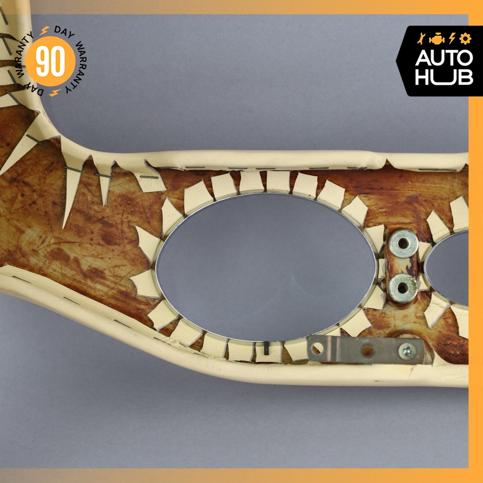 99-02 Bentley Arnage / RR Seraph Left Side Outer Dashboard Trim Panel Beige OEM