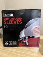 75 Pk Vinyl Inner Sleeves 12" Vinyl Record Sleeves 1.18mil Thick Rice Paper NEW