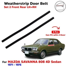 Front Weatherstrip Door Belt Outer LR  Fits Mazda Savanna 808 RX3 4D 71-76 7d67