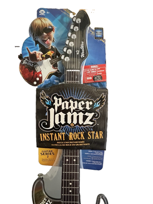 Paper Jamz Instant Rock Star Guitar Series 2 WowWee Cherry Red for