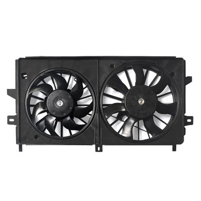 Dual Radiator Condenser Cooling Fan Assembly For 2006-2011 Chevy Impala 3.5L V6