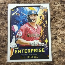 2026 Topps Heritage C.J. Kayfus The Enterprise Rookie Insert Guardians TE-CK