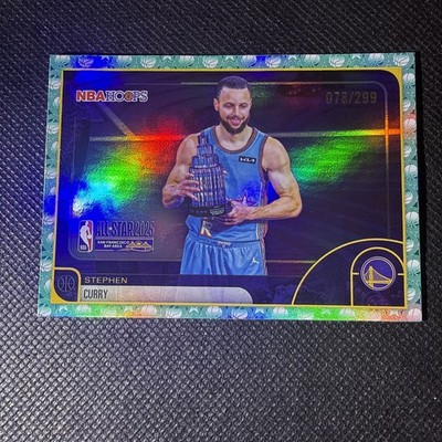 2025-26 Topps NBA Hoops Stephen Curry #275 Teal All Star /299 Warriors