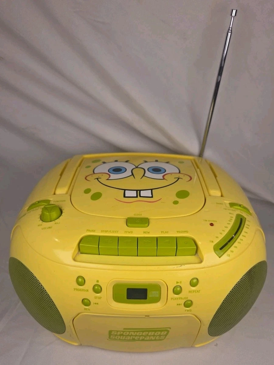 spongebob CD Player Indiana Portable Stereos & Boomboxes for sale