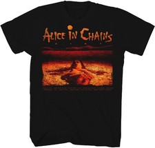 Alice in Chains - Alice In Chains - Dirt Album with Track List T-Shirt - XL Blac