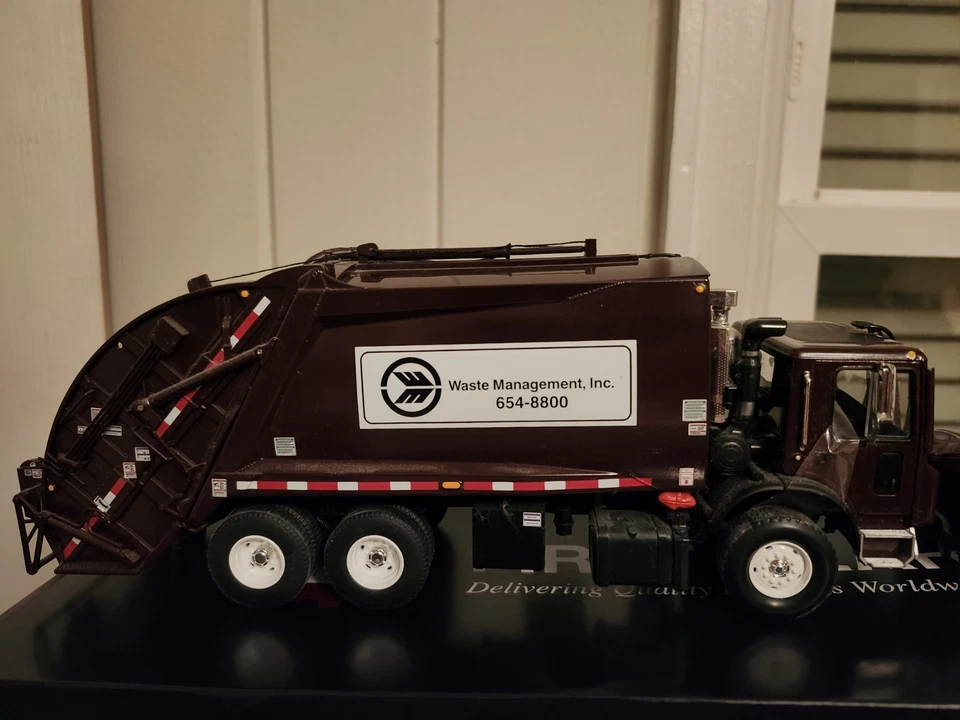 Camión de basura Mack cargador trasero vintage 1/34 ¡Raro! Foto 4 de 4
