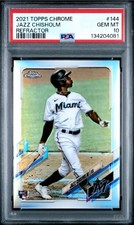 2021 Topps Chrome - Jazz Chisholm #144 Refractor (RC) PSA 10