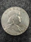 1963  Franklin Silver Half Dollars all in very good circulated condition