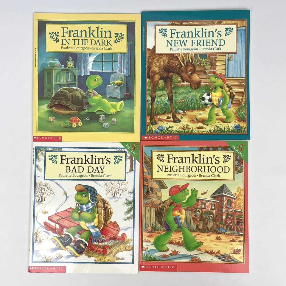 29 Franklin Paperback Books Paulette Bourgeois Scholastic Turtle Homeschool - Image 3 of 4