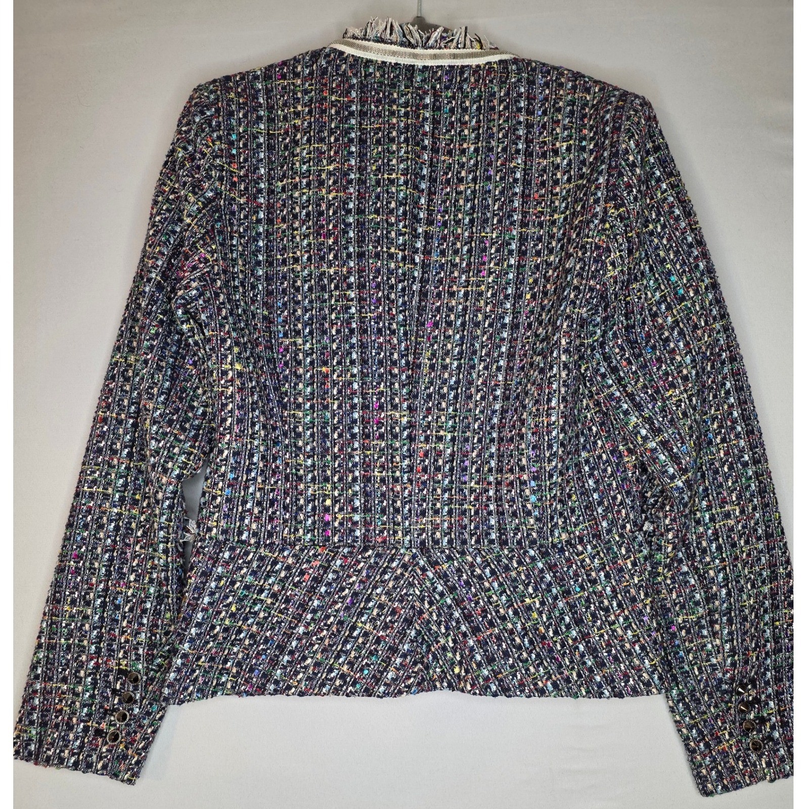 Vici structured tweed jacket blazer Multicolored … - image 3