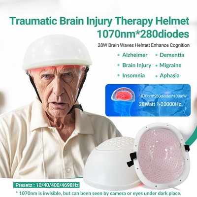 1070nm Brain Therapy Helmet PBM Device for Stroke Cognitive Neurological Support