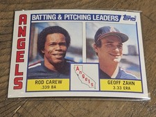 1984 Topps #276 California Angels Team Checklist Rod Carew Nmmt