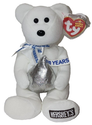 Ty Beanie Baby HUGSY Hershey Kisses Bear Walgreen's Excl. MWMT Plush Stuffed Toy