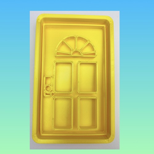 Front Door House Warming Cookie Cutter - Afbeelding 1 van 4