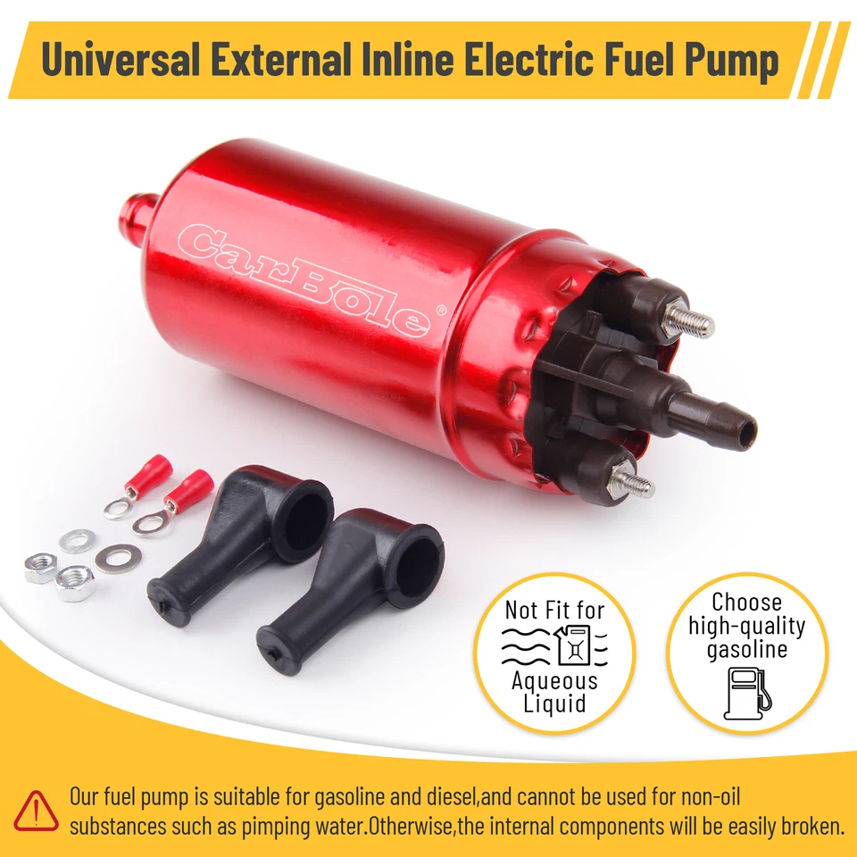 Kit de bomba de combustible eléctrica externa universal 12V en línea alta presión para0580464070 Foto 3 de 4