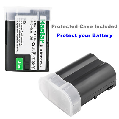 Dual Channel LCD USB Charger For Nikon EN-EL15 Camera Battery