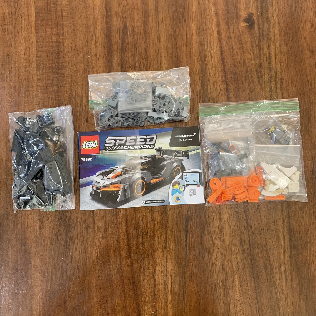 Lego Set 75892 McLaren Senna 100 Complete Speed Champions 2019