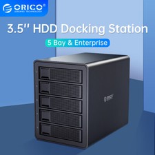 ORICO 5 Bay USB 3.0 to SATA External Hard Drive RAID Enclosure fit 2.5/3.5'' HDD