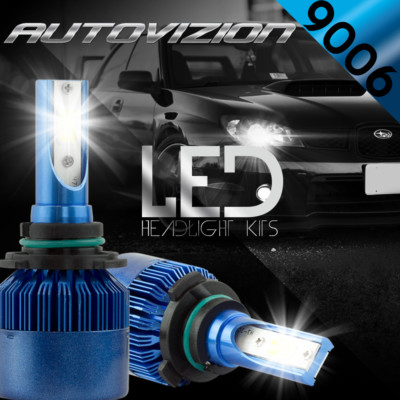 2X 388W CREE LED Headlight Car Driving Lamp 9006 HB4 9012 Hi Lo Beam Bulbs White