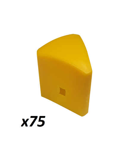 100 Pack Black Star Picket Caps Triangular Caps Fencing Y Post Steel Post Star - Picture 19 of 27