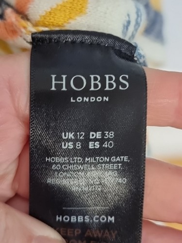 Hobbs Leonie Striped Stretch Pencil Dress UK 12 New Tags - Picture 14 of 16