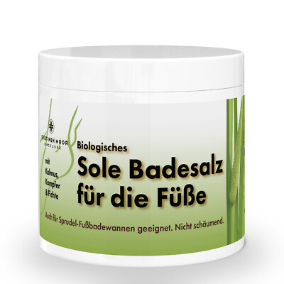 CRISTINEN MOOR Biologisches Sole Badesalz für die Füße - NATURKOSMETIK Fußpflege